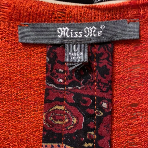 Miss Me cardigan. Womens large. - Picture 2 of 16